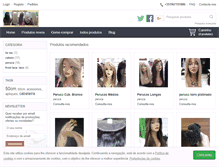 Tablet Screenshot of extensaodecabelo.com